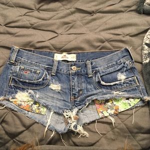 Hollister jean shorts