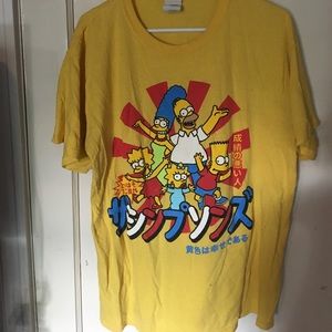 Japanese Simpsons Shirt L