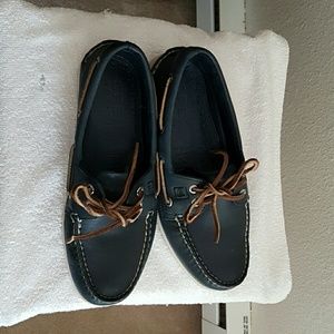 Pair of blue Top Sider Sperrys