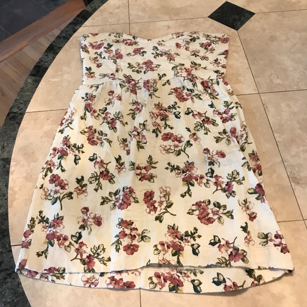 Floral corset style summer dress