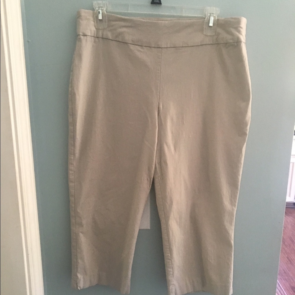 Size Large Pull On Capris