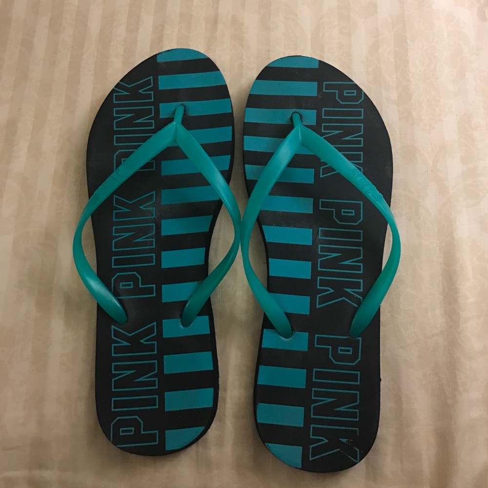 PINK Teal Blue Pink Sandles