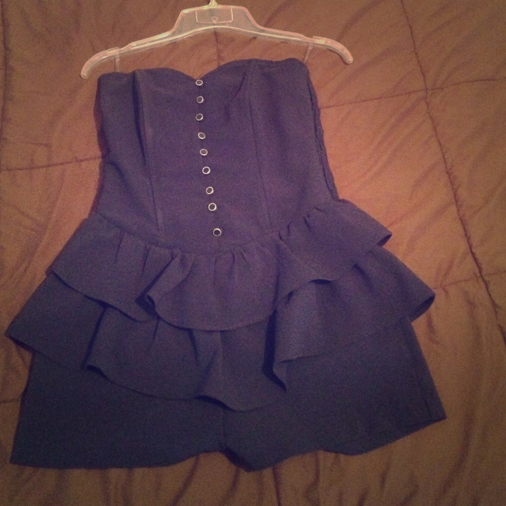 Royal blue romper