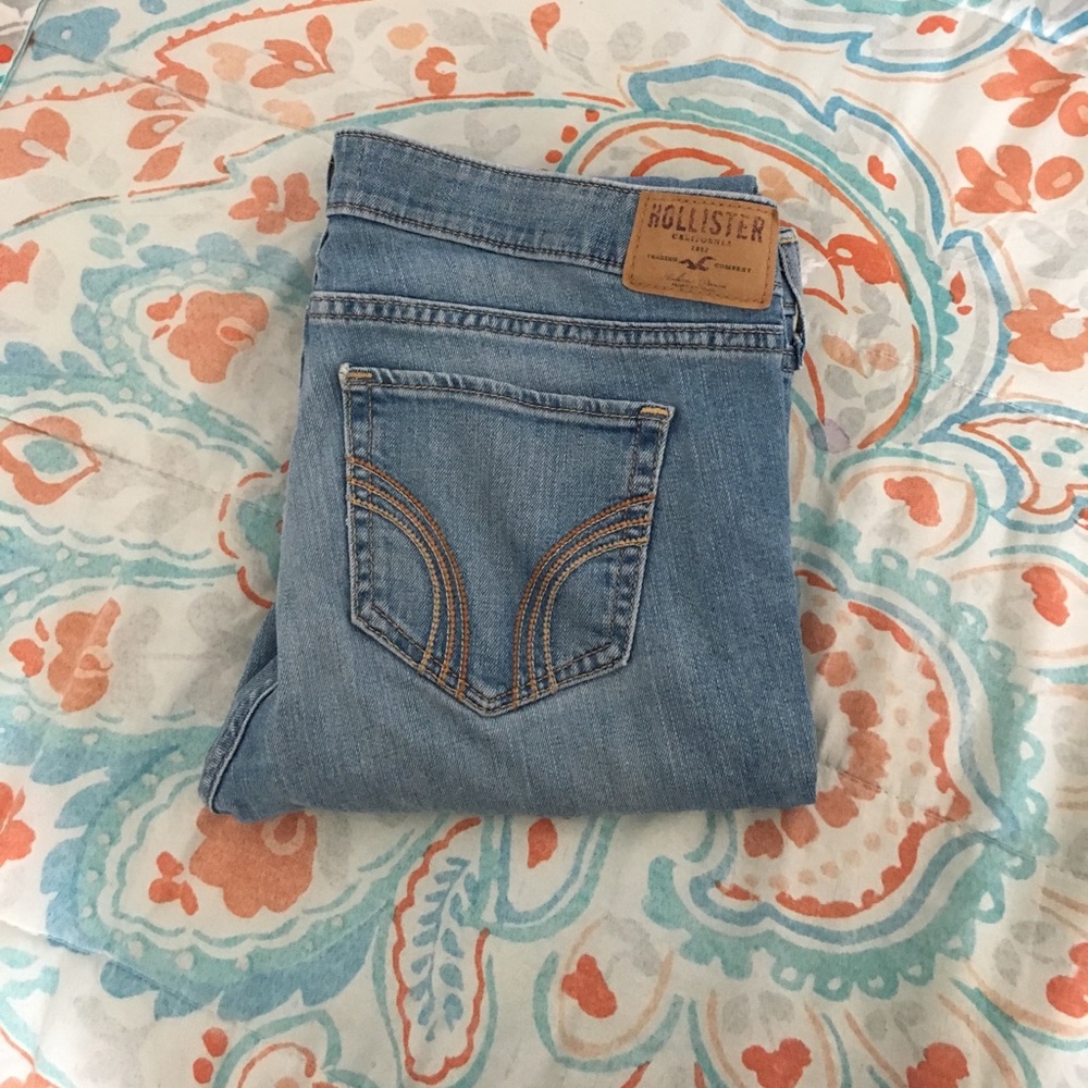 Hollister Low Rise Ripped Jeans