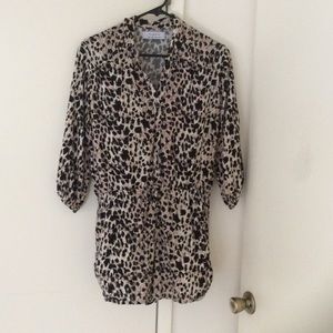 Auguste the label animal print romper