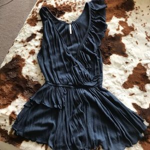 Free people blue tank top