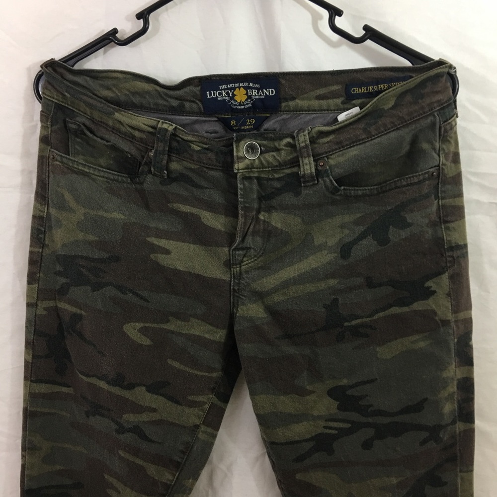 Lucky brand Charlie super skinny camo