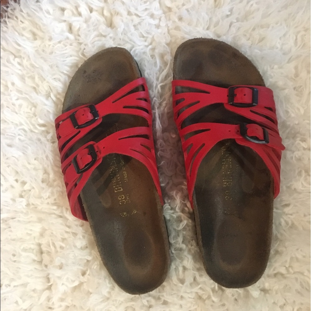 SOLDRed Birkenstocks