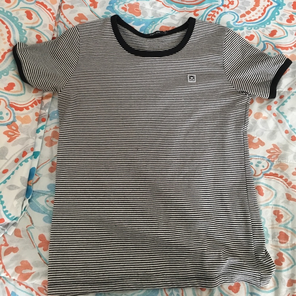 Obey Striped Tee
