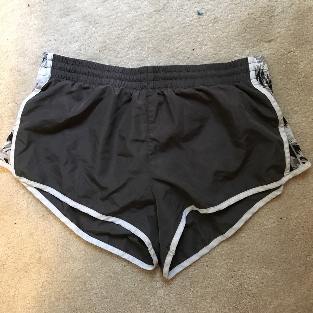 palm tree running shorts