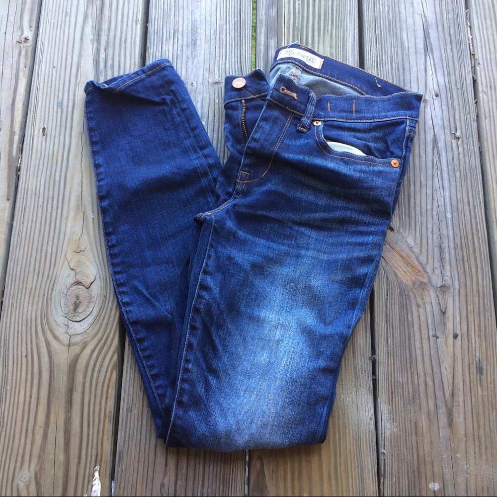 Madewell Dark Denim Skinny Jeans
