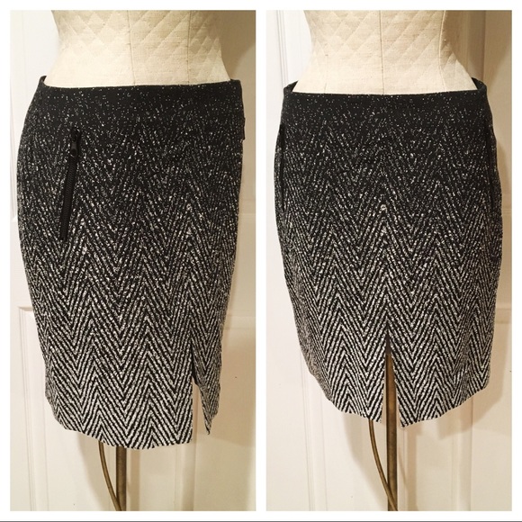 ⭐ NEW ⭐ rag & bone Tweed Ombré Bureau Skirt - Picture 5 of 8
