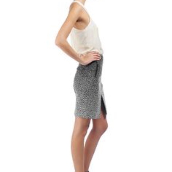 ⭐ NEW ⭐ rag & bone Tweed Ombré Bureau Skirt - Picture 3 of 8