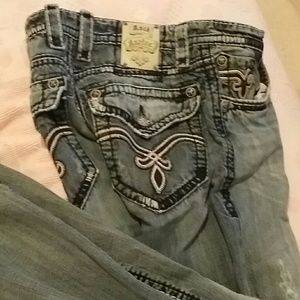 Mens Rock Revival Aiden jeans 32