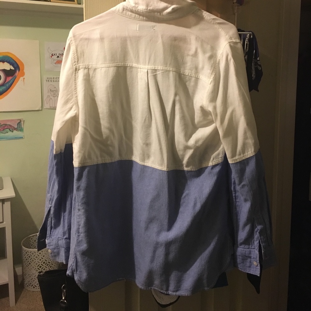 Uo Button Down Chambray Shirt - image 4