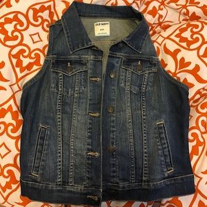 Old navy denim vest