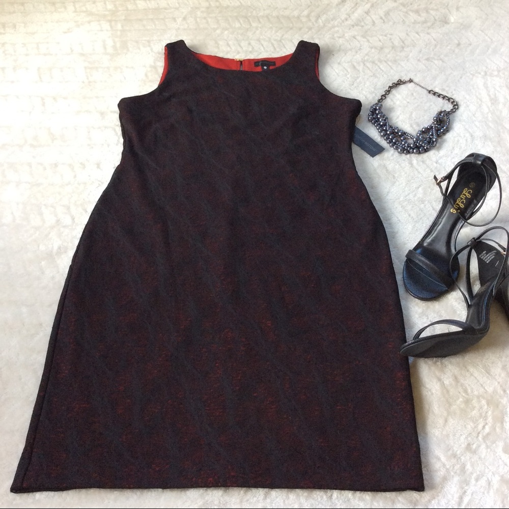 Black and Red Lace Dress by Worthington