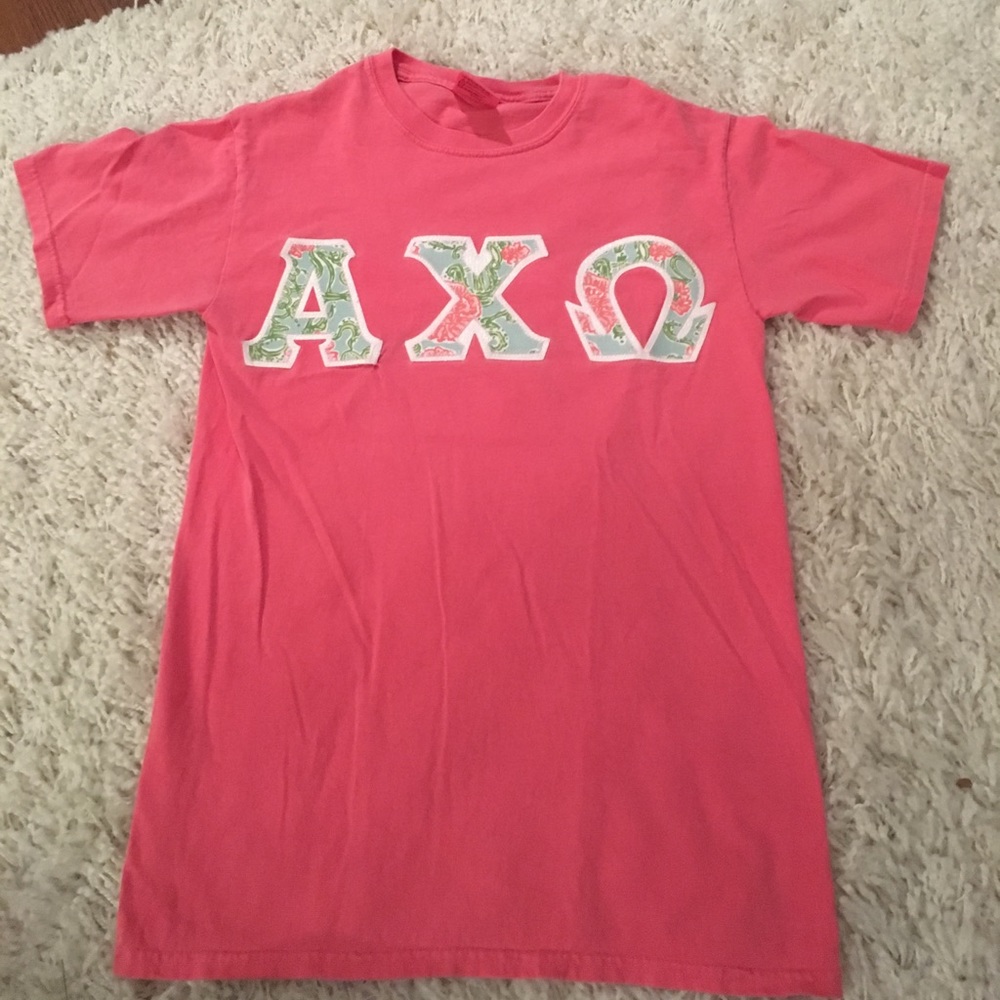 Alpha chi omega lily Pulitzer letters