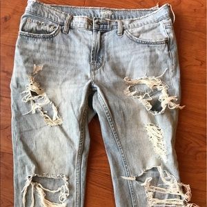 Urban Outfitters ripped up jeans!!
