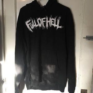 Full Of Hell hooded sweatshirt L