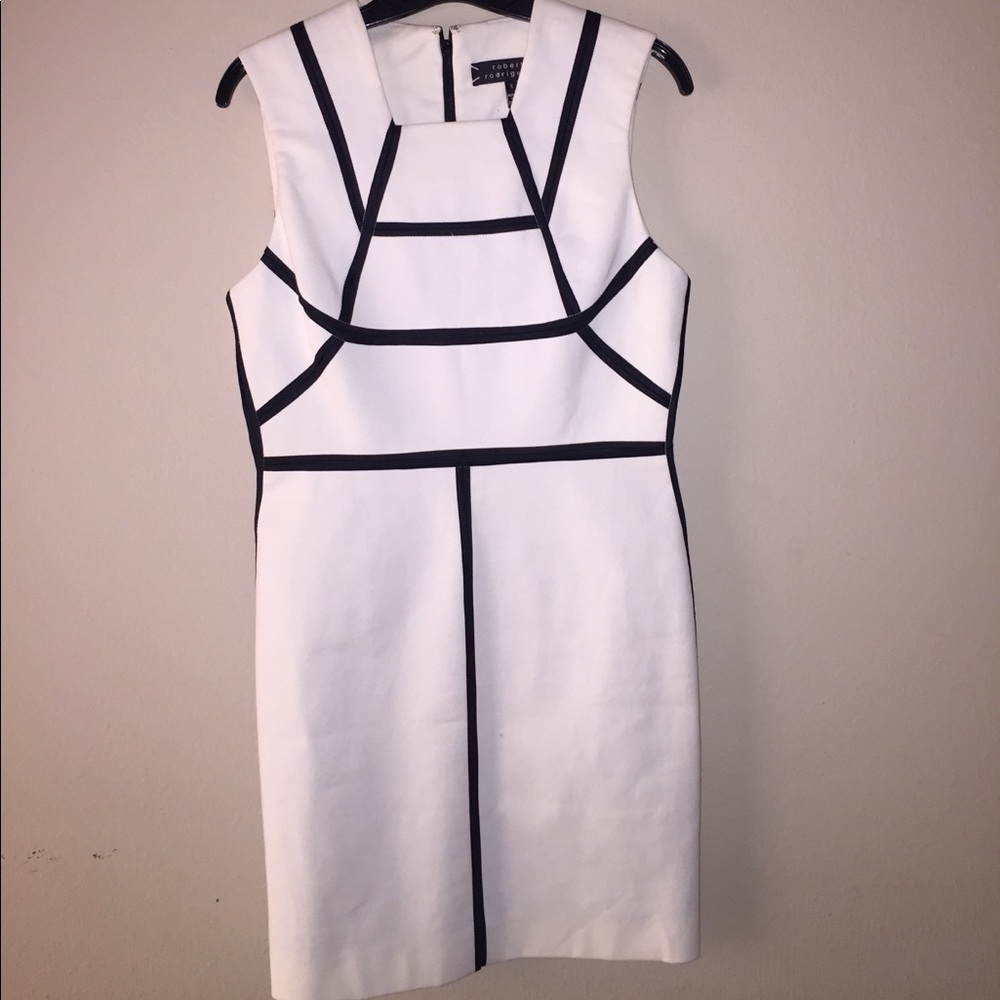 Robert Rodrigues white and black dress