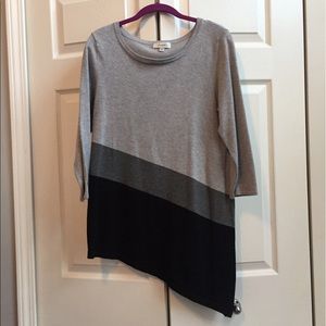 Asymmetrical sweater