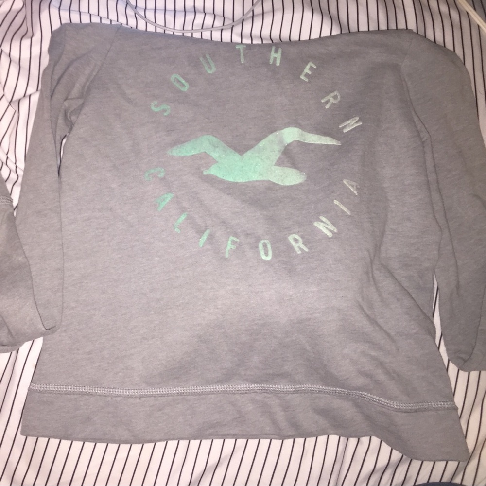 FREE grey and teal Hollister hoodie with a bundle