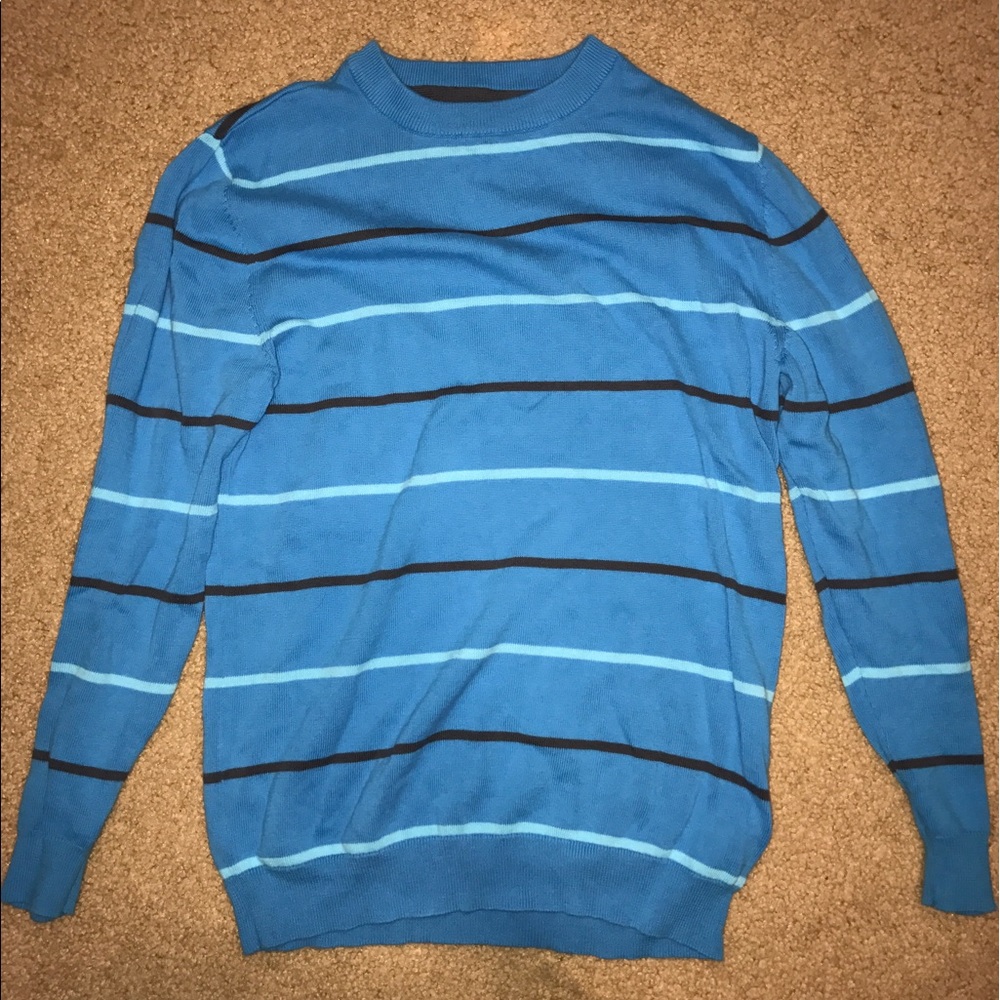 Kids blue striped sweater