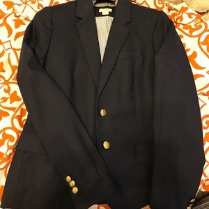 Jcrew factory  navy blazer with gold buttons