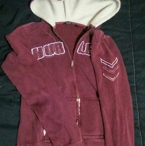 Hurley full zip up hoodie
