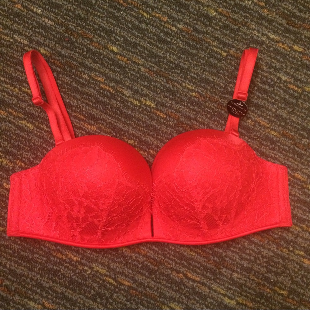 Victoria's secret bombshell add 2 cups bra 32b nwt