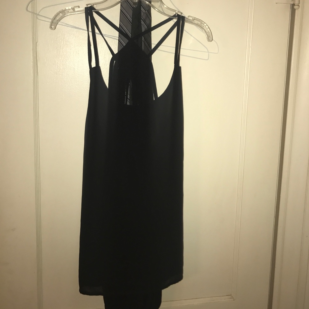 BKE strappy sheer tank