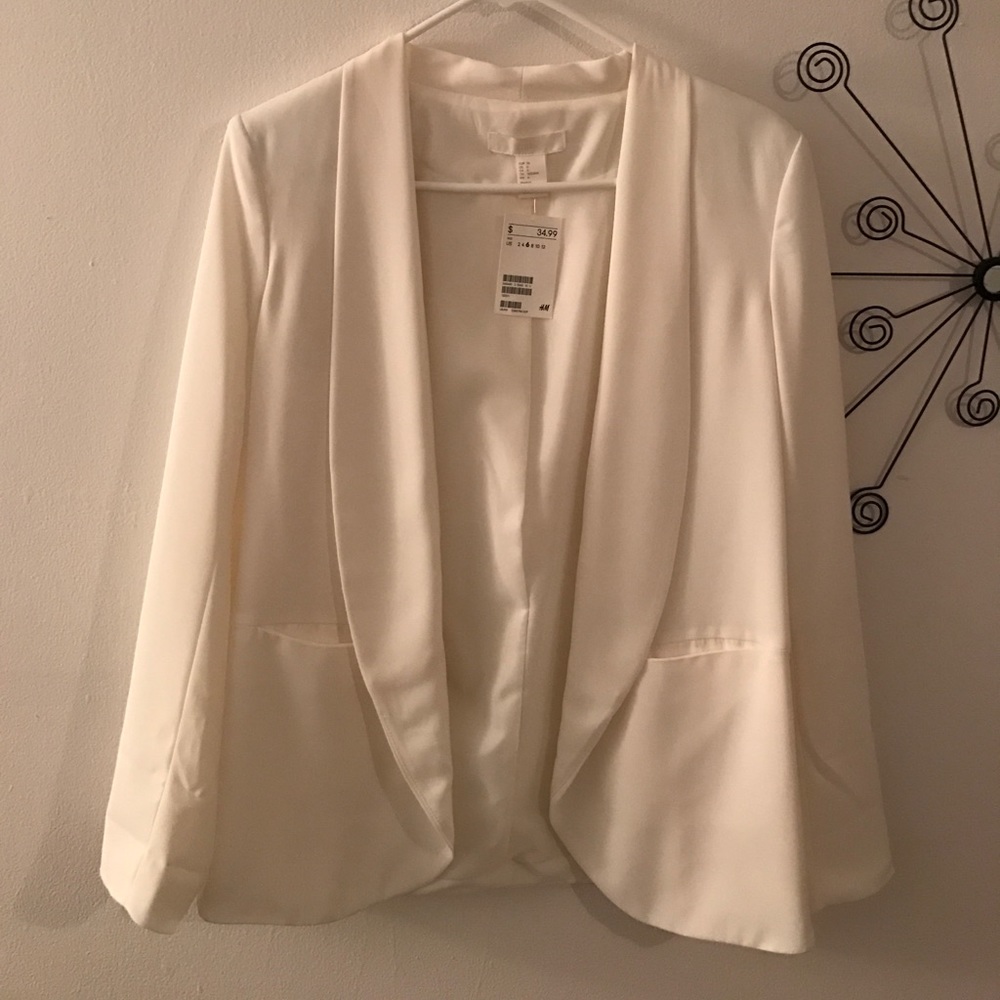 NWT white blazer!