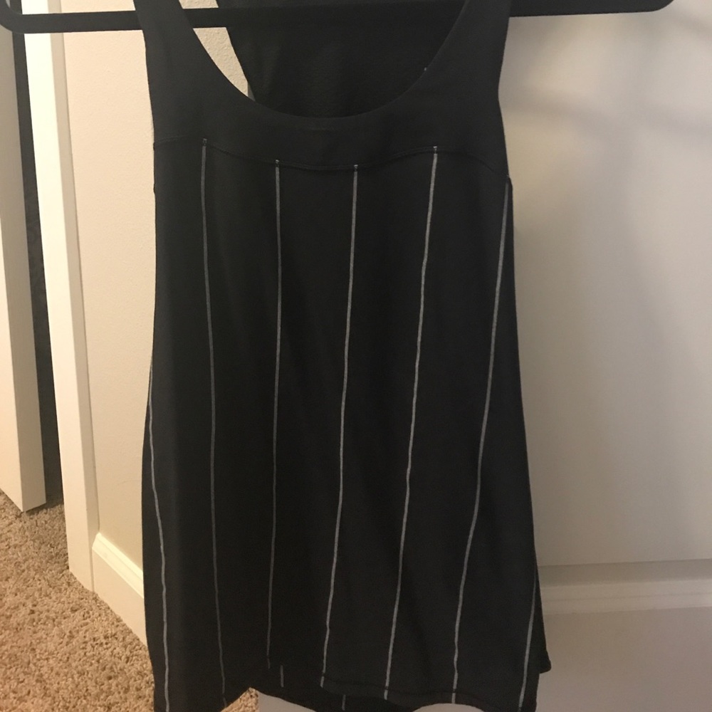 Lululemon base runner tank - vertical stripe