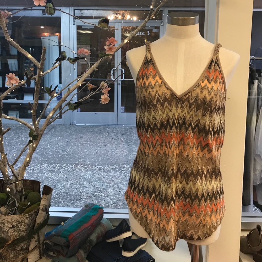 SW3 London knit tank top. Similar to Missoni!