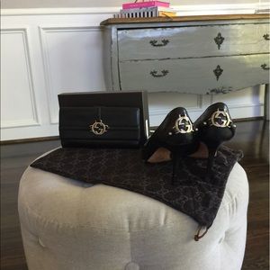 🎉SALE!!🎉Gucci Black Leather Pumps