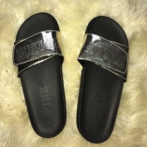 Gold Victoria Secrets Pink Slides
