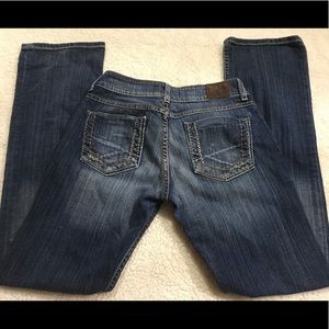Jean BKE Culture Straight Denim Pour Juniors - Taille 27 X 31 1/2 - Déstructuré - Occasion Très Bon État