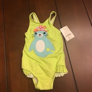NWT Gymboree swimsuit, 6-12 months.
