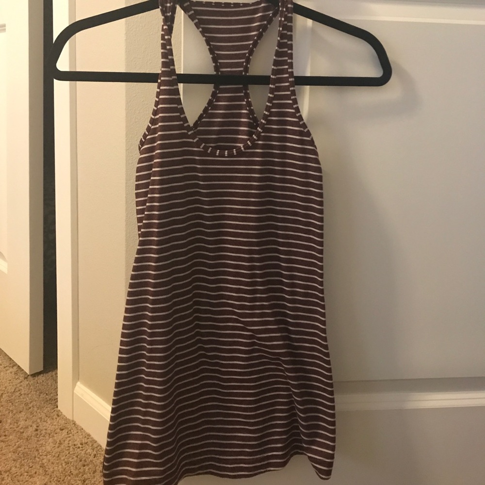 Maroon cool racerback