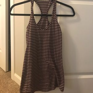 Maroon cool racerback