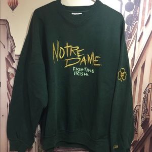 Vintage Notre Dame fighting Irish Crewneck Large