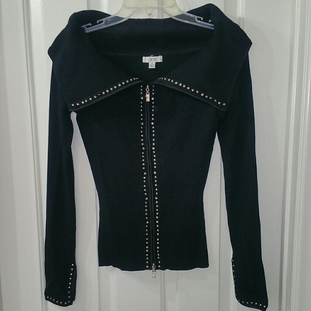 Cache studded sweater