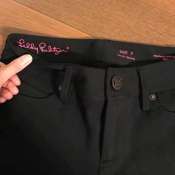 NWOT Lilly Pulitzer Worth Skinny Jean Size 0 - Picture 2 of 4