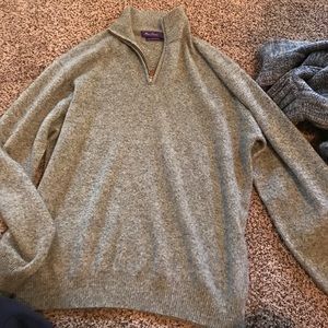 Alan flusser cashmere zip up sweater. Never worn.