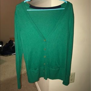 Size Small Banana Republic green cardigan