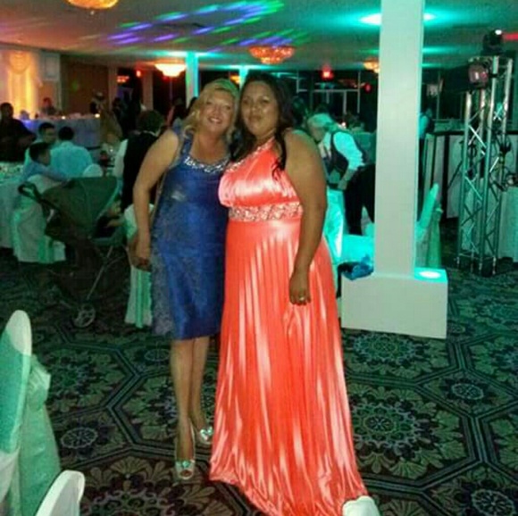 Bright Coral Prom Dress!!! - Picture 1 of 1