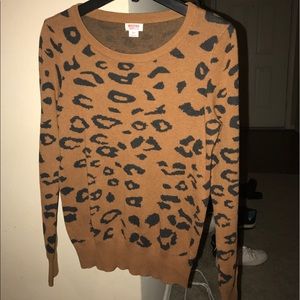 Size Small Mossimo leopard print sweater