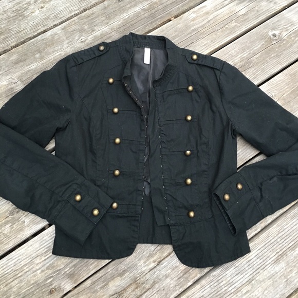 Xhilaration Jackets & Blazers - Black Military Jacket