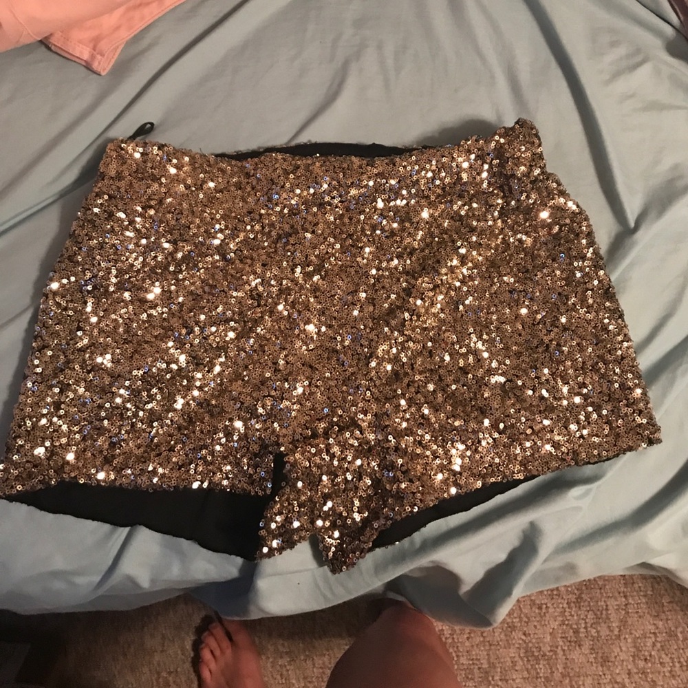 Gold shorts